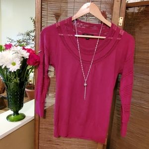 Banana Republic Magenta Sweater